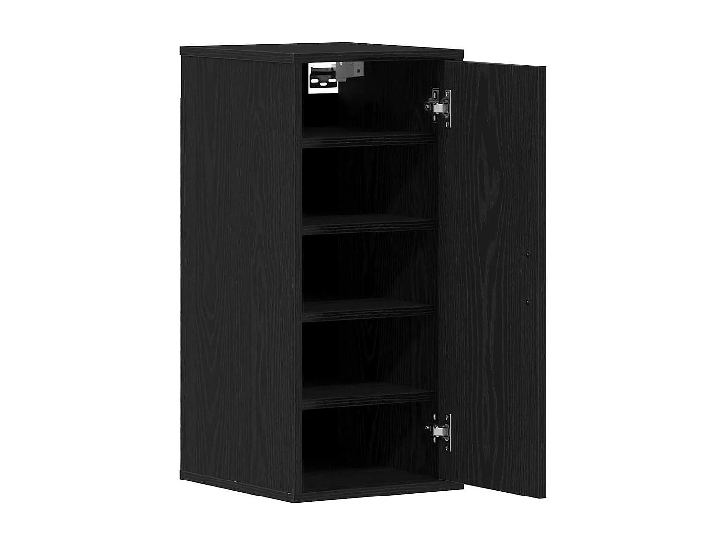 Armoires à chaussures 2 pcs chêne noir 32x35x70 cm