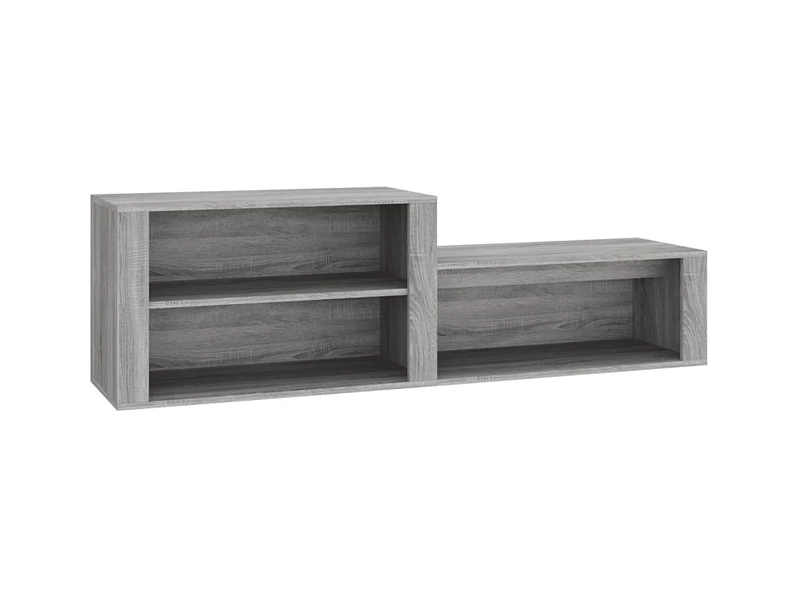 Zapatero Sonoma gris 150x35x45 cm Madera de ingeniería