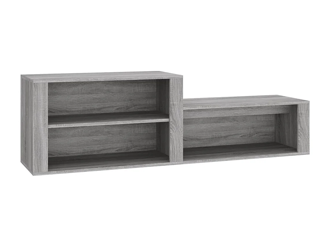Zapatero Sonoma gris 150x35x45 cm Madera de ingeniería