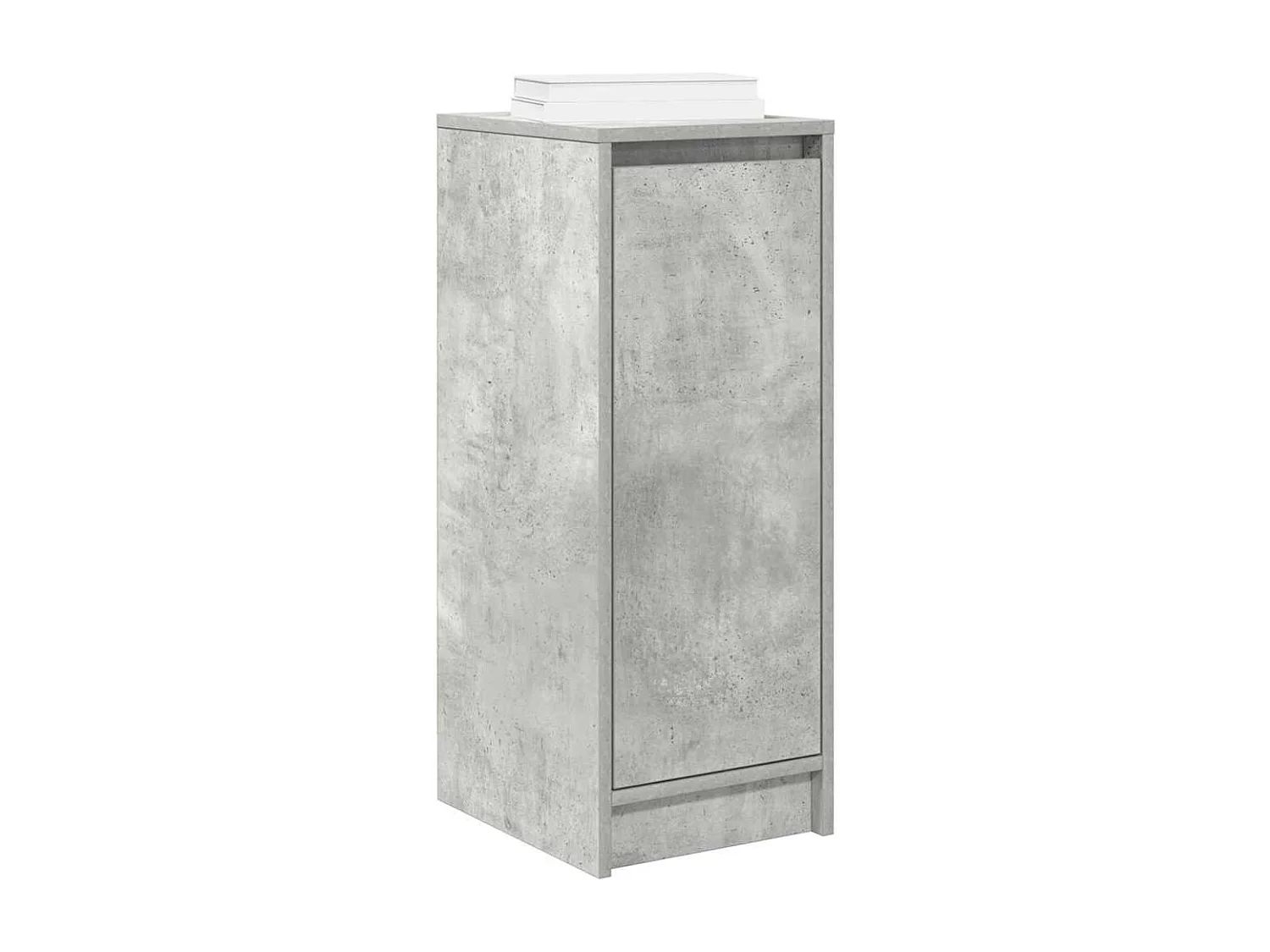 Armoire à chaussures gris béton 29,5x34x76 cm bois d'ingénierie