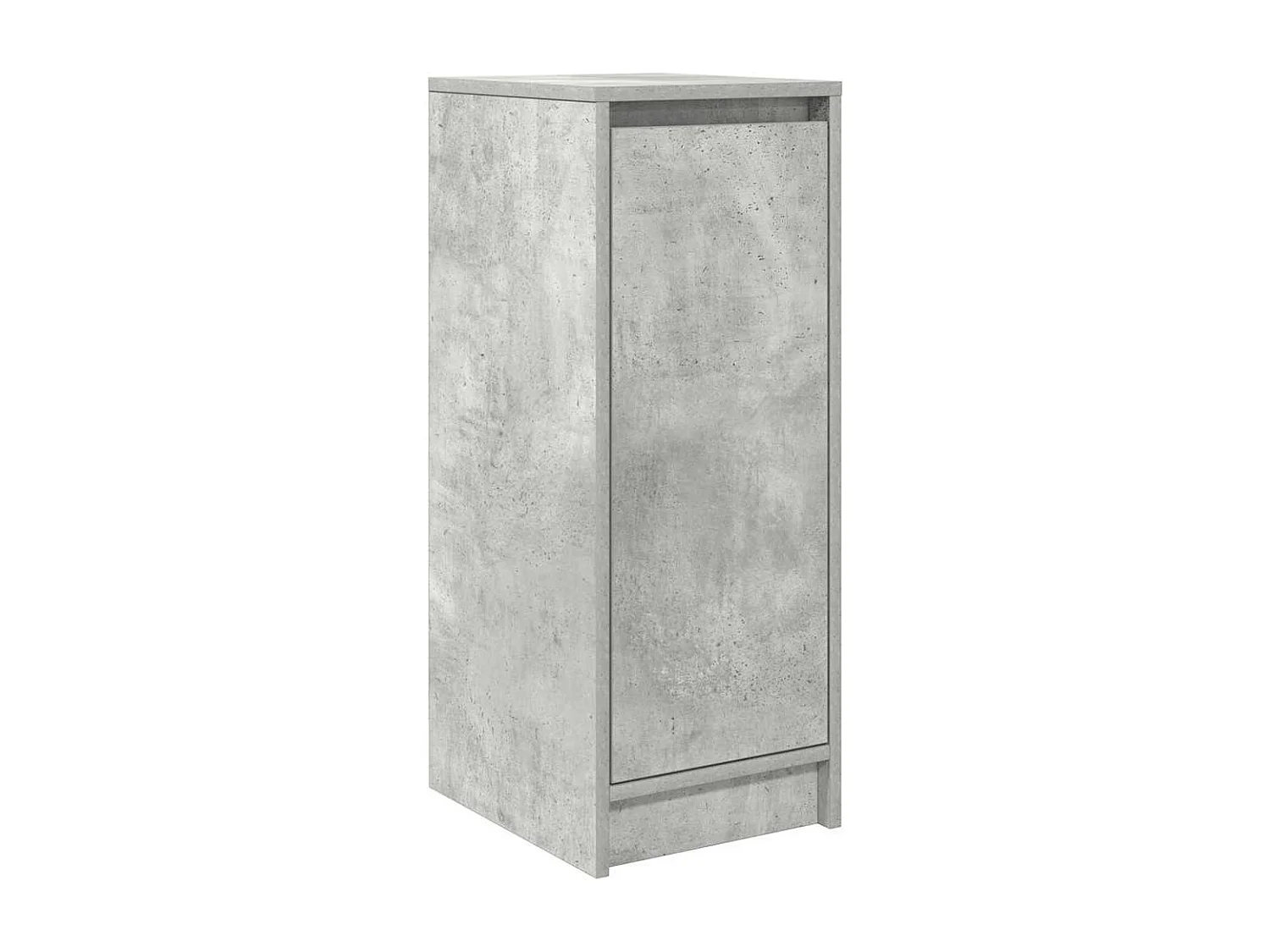 Armoire à chaussures gris béton 29,5x34x76 cm bois d'ingénierie