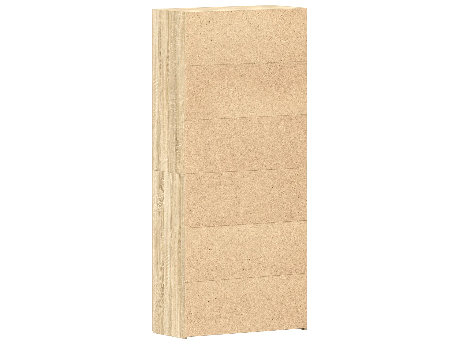 Meuble à chaussures Chêne Sonoma 80x35,5x180 cm Bois d'ingénierie