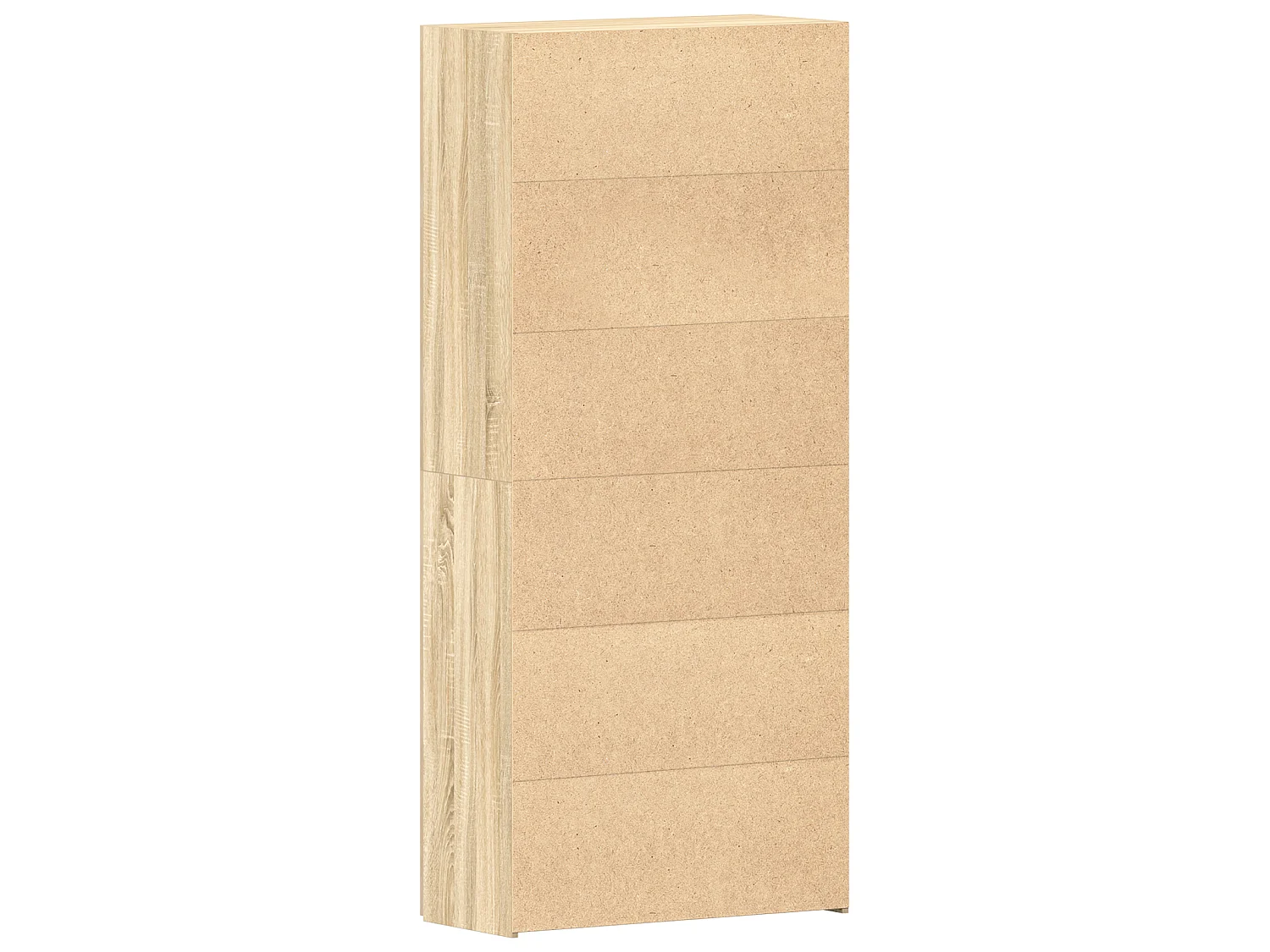 Meuble à chaussures Chêne Sonoma 80x35,5x180 cm Bois d'ingénierie