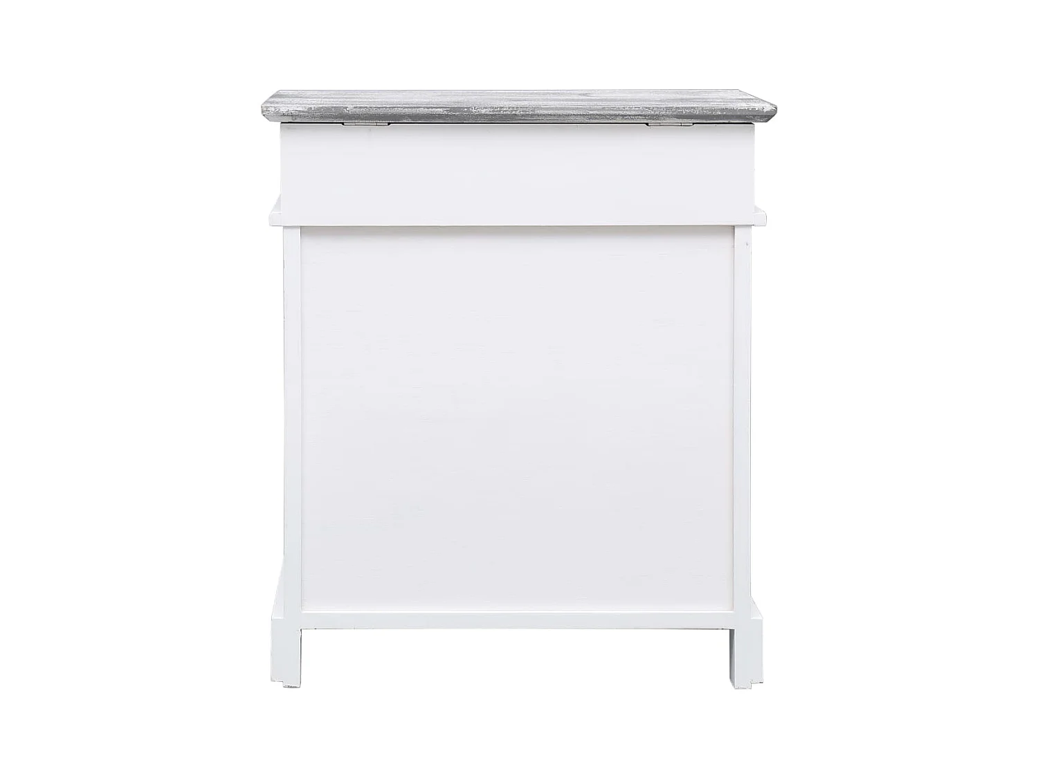 Armoire à chaussures Gris 50 x 28 x 58 cm Bois de Paulownia