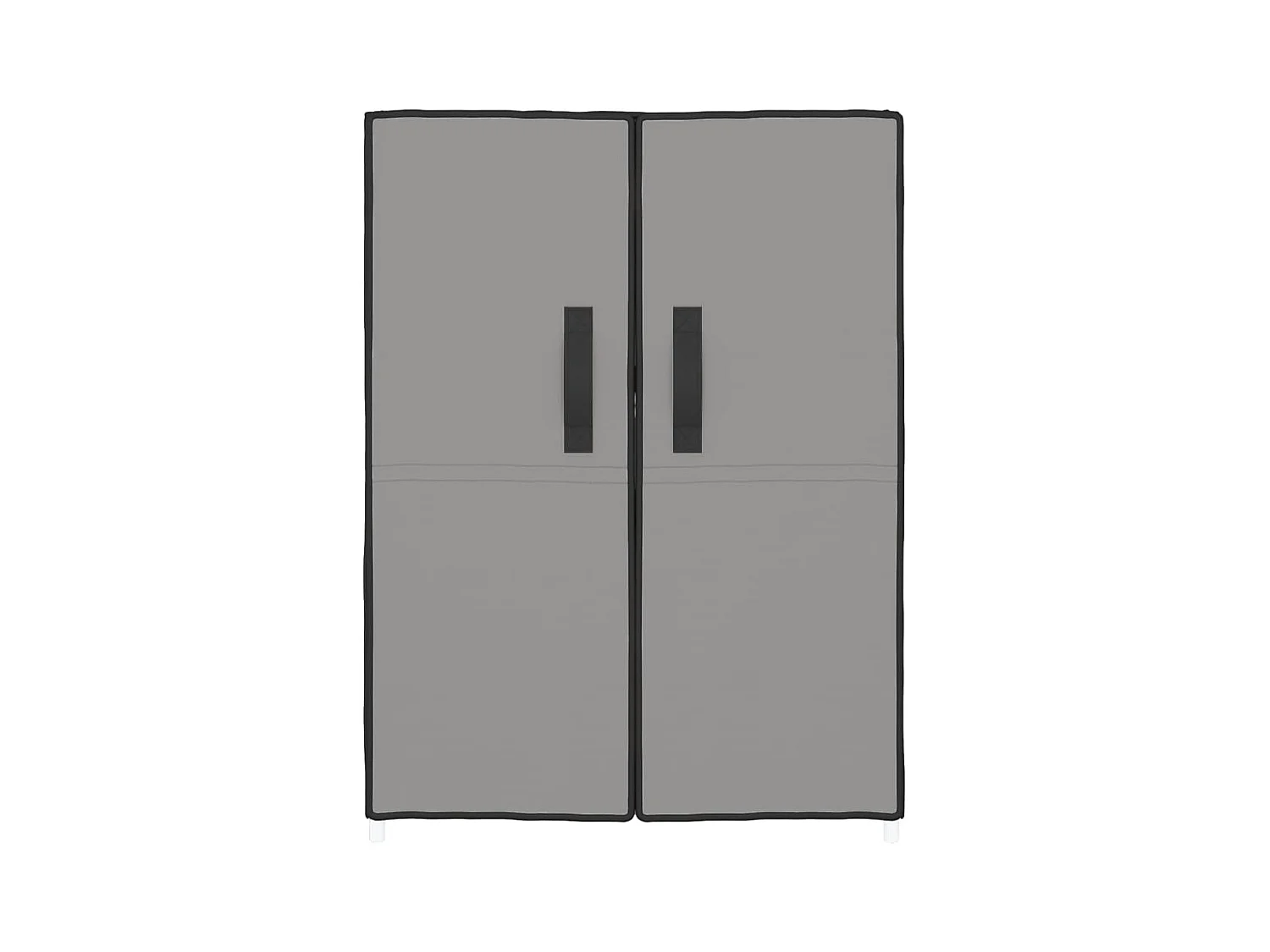 Grijze schoenenkast 60x28x90 cm Stof