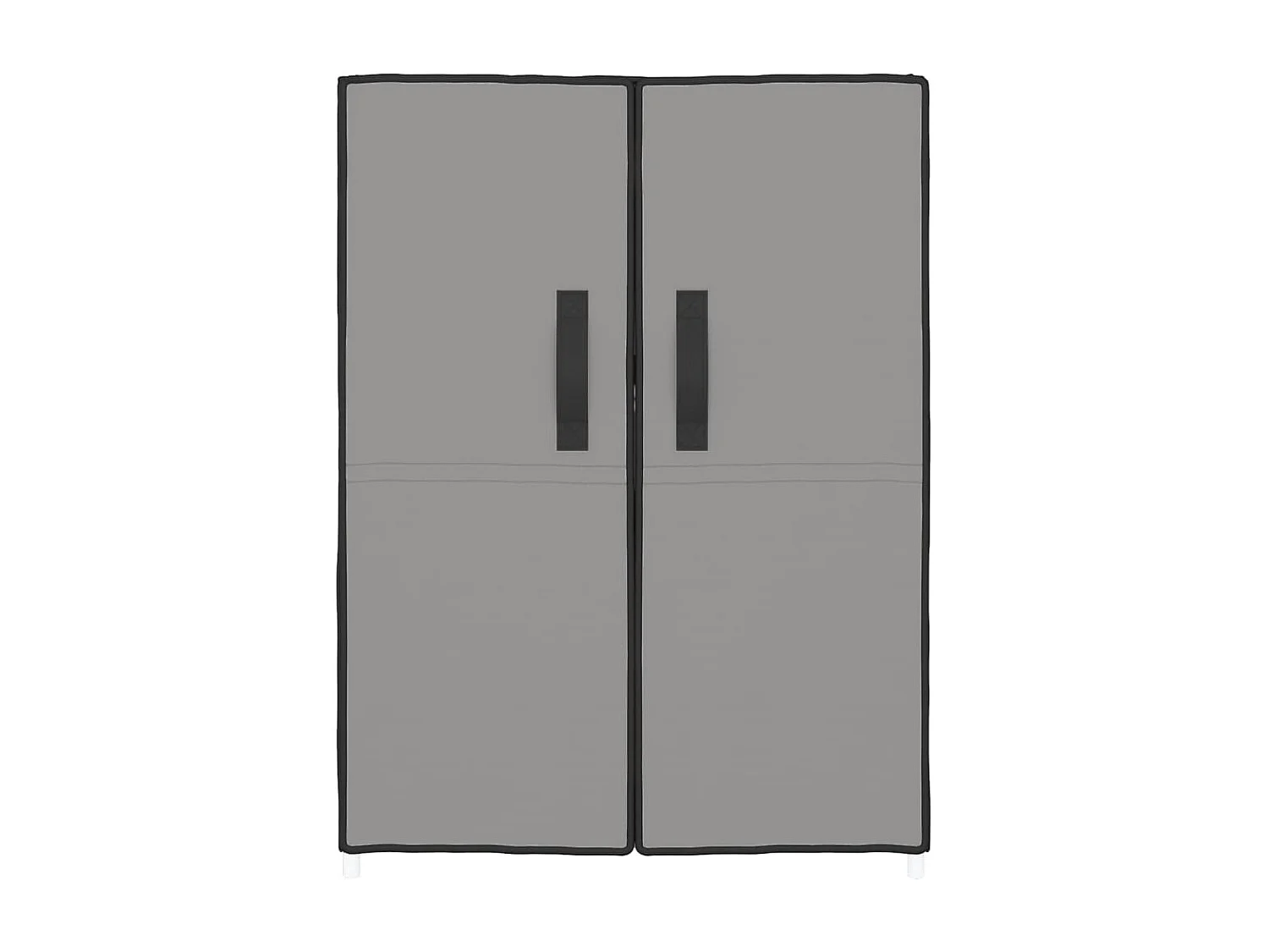 Zapatero gris 60x28x90 cm Tela