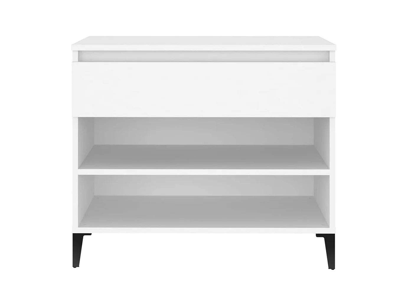 Armoire à chaussures Blanc 70x36x60 cm Bois d'ingénierie