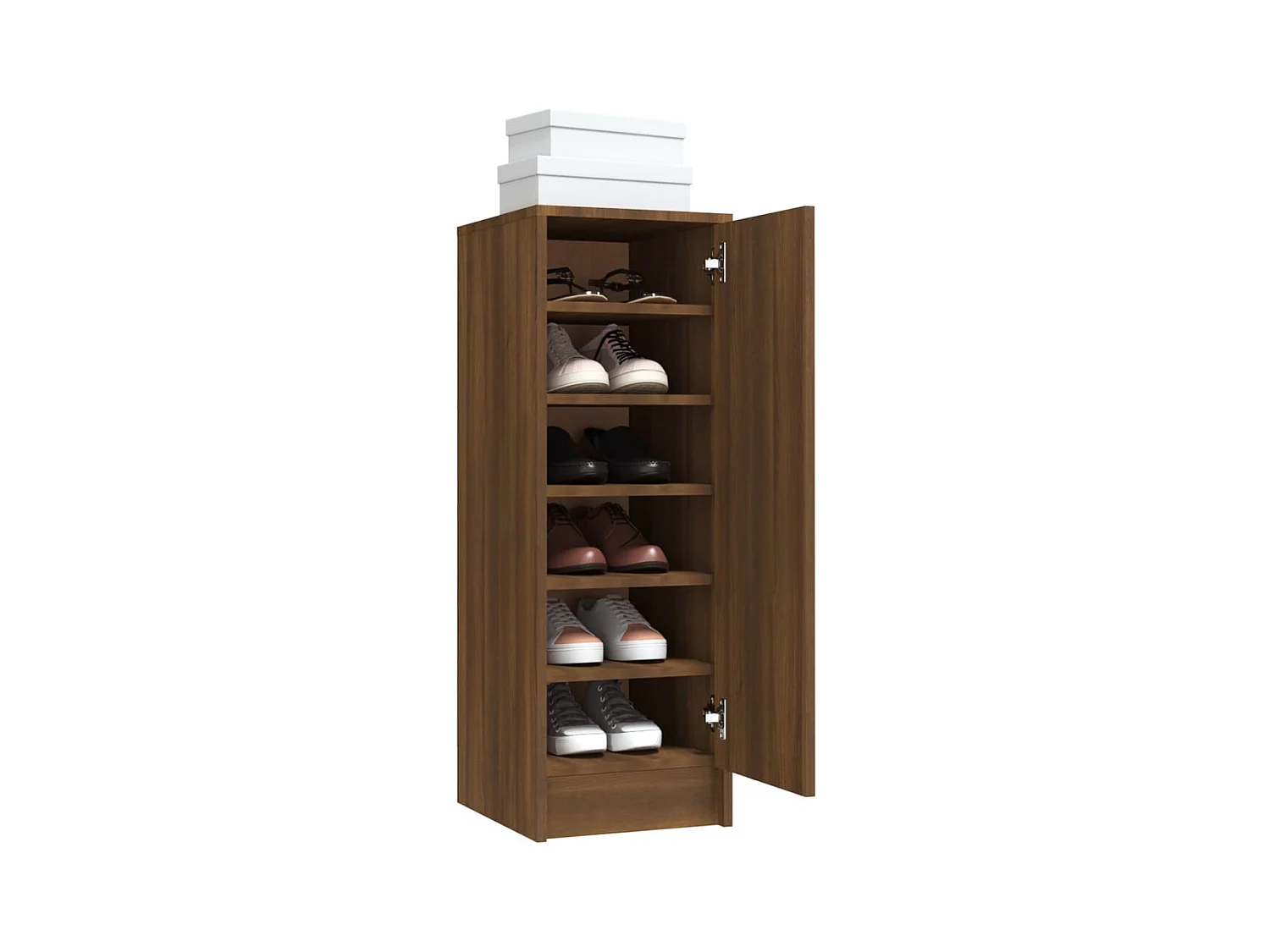 Meuble à chaussures Chêne marron 32x35x92 cm Bois d'ingénierie