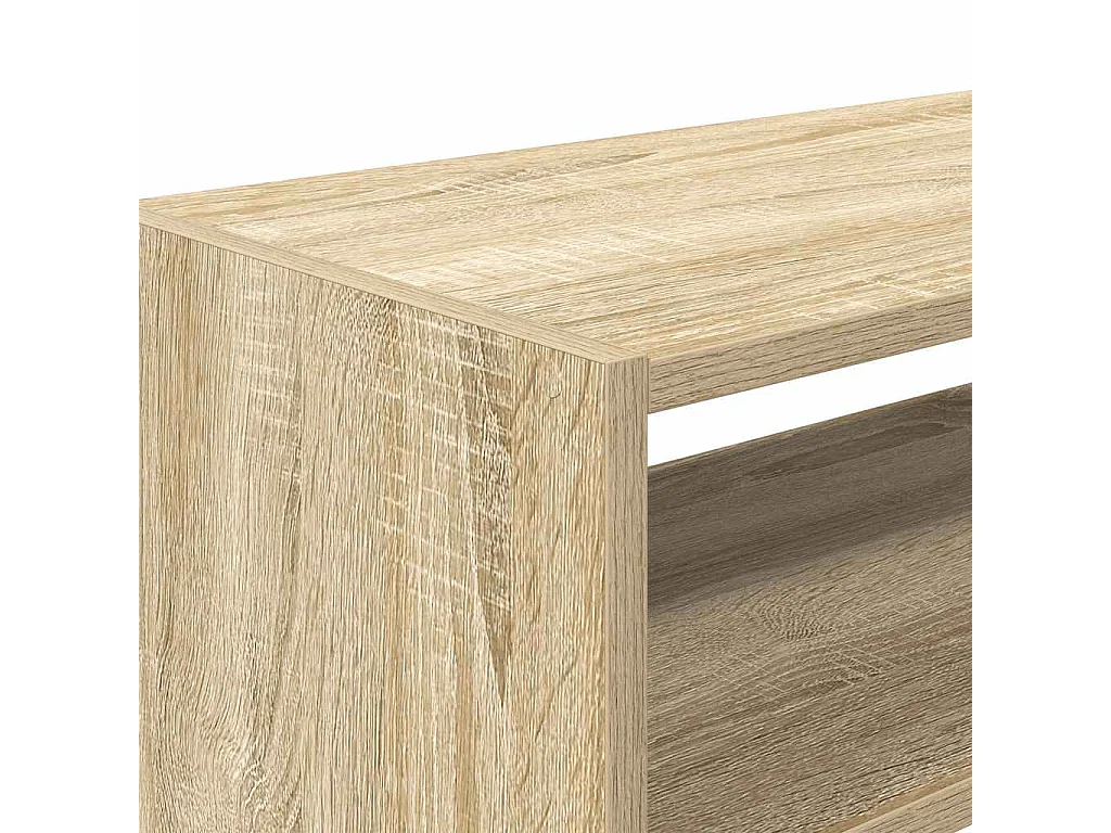 Zapatero apilable de 2 piezas, roble Sonoma, 60x30x30,5cm