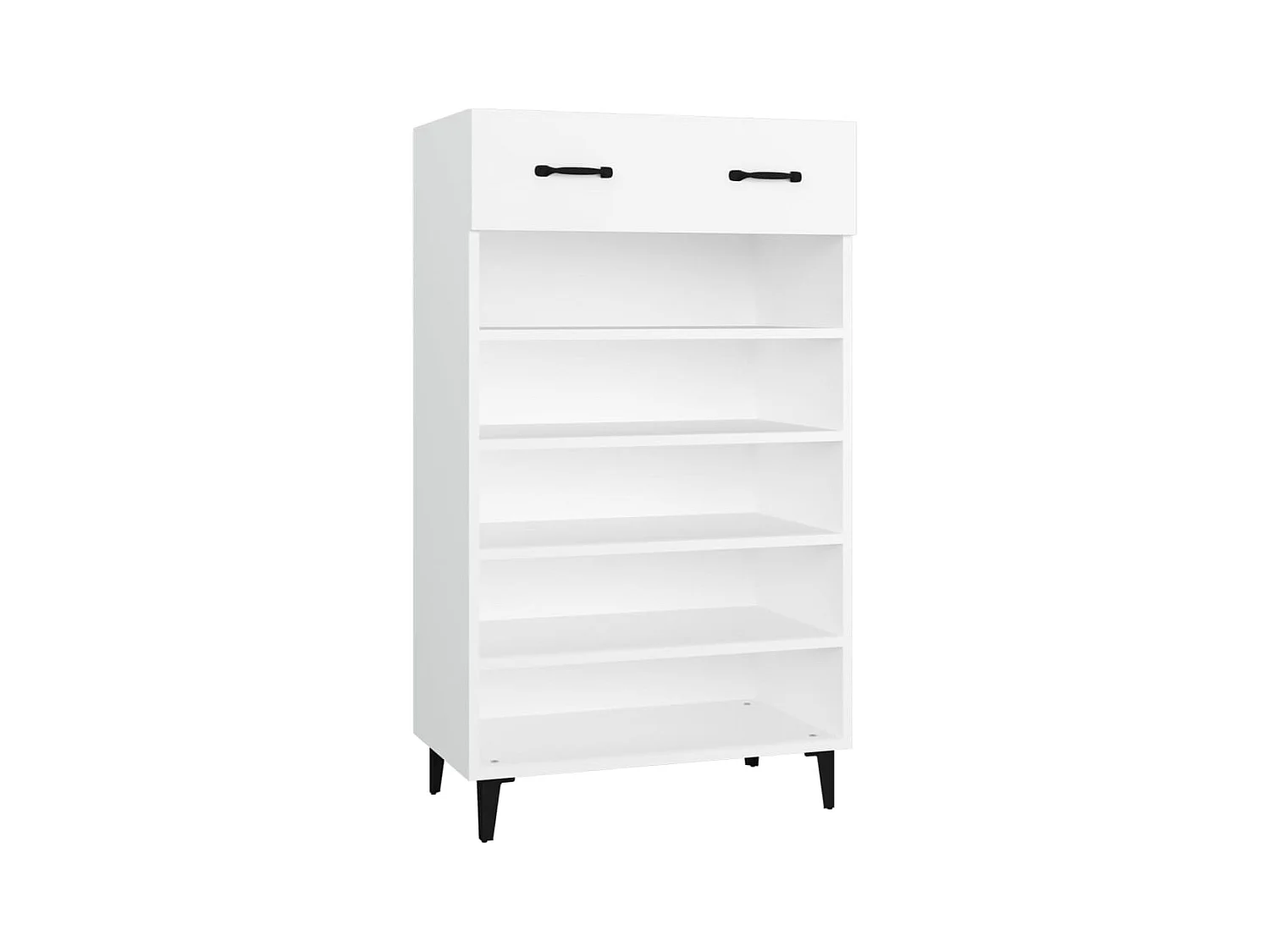 Armoire à chaussures Blanc 60x35x105 cm Bois d'ingénierie