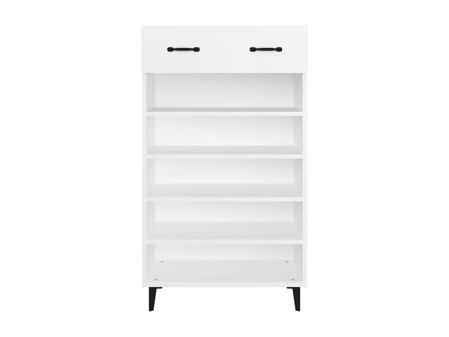 Armoire à chaussures Blanc 60x35x105 cm Bois d'ingénierie