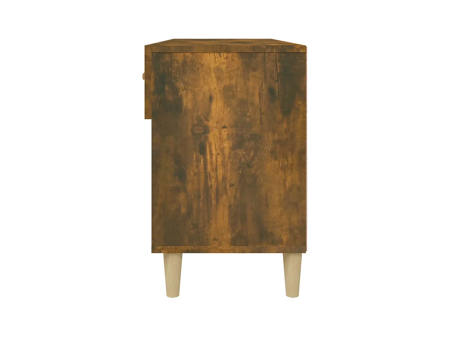 Meuble à chaussures Chêne fumé 102x35x55 cm Bois d'ingénierie
