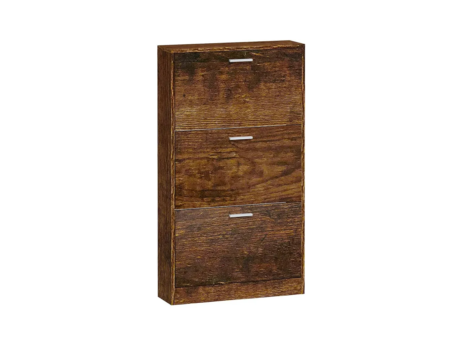 Armoire à chaussures Chêne fumé 59x17x108 cm Bois d'ingénierie