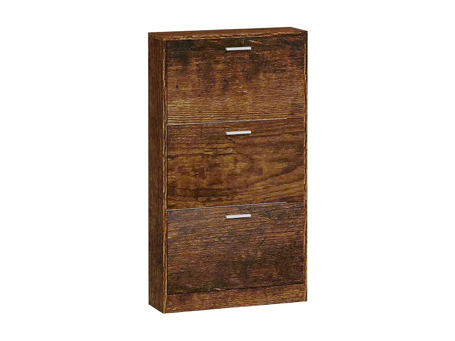 Armoire à chaussures Chêne fumé 59x17x108 cm Bois d'ingénierie