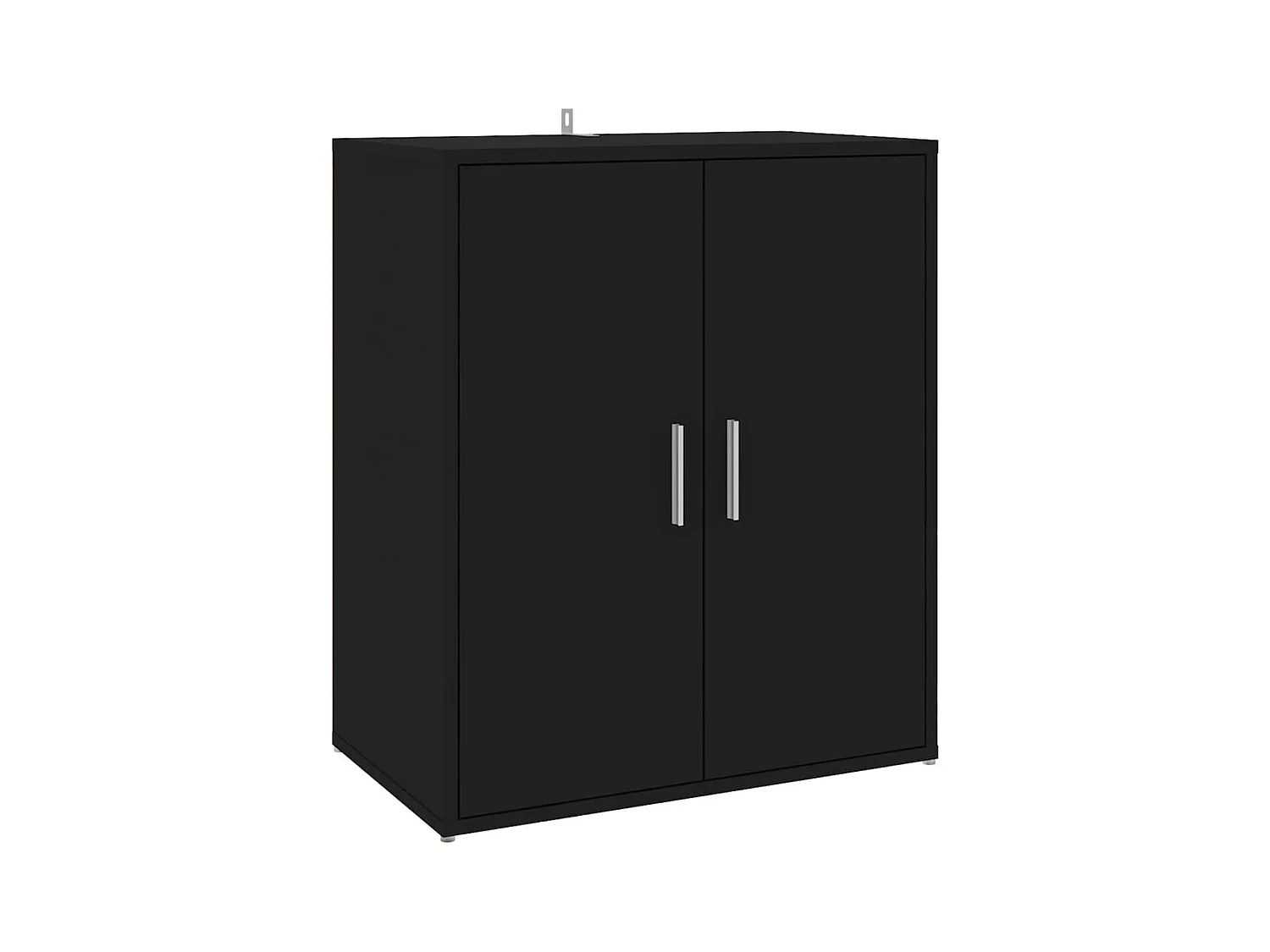 Armoire à chaussures Noir 60x35x70 cm Bois d’ingénierie