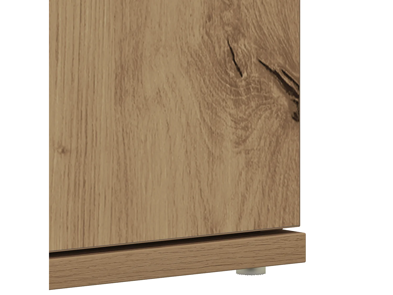 Cabinet à chaussures en chêne artisan 80x39x180 cm en bois d'ingénierie