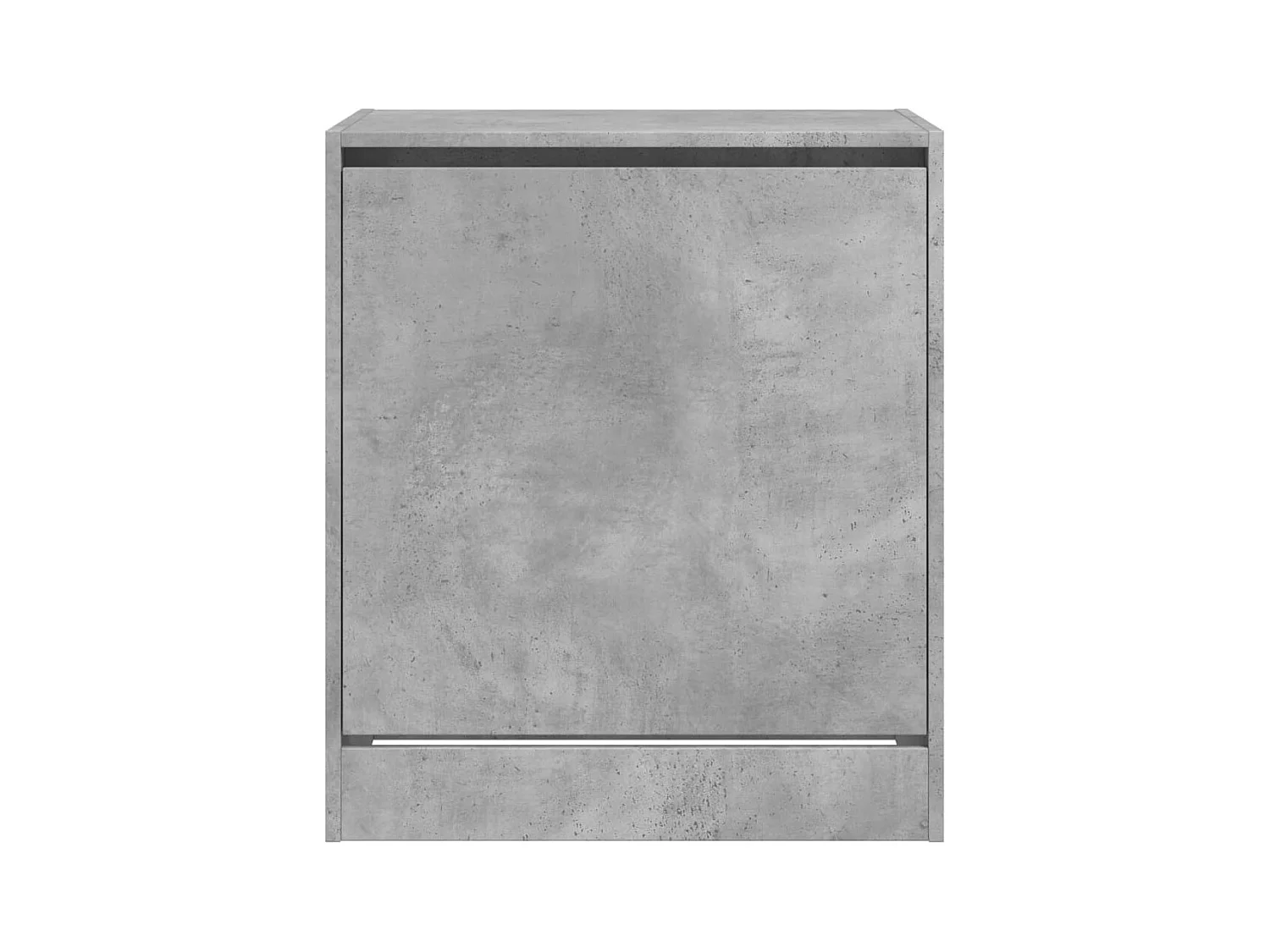 Betongrijze schoenenkast 60x42x69 cm bewerkt hout