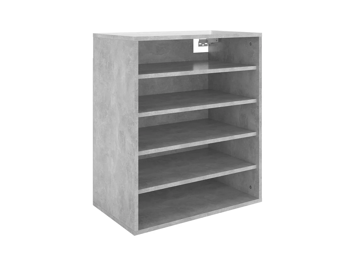 Armoire à chaussures Gris béton 60x35x70 cm Bois d’ingénierie