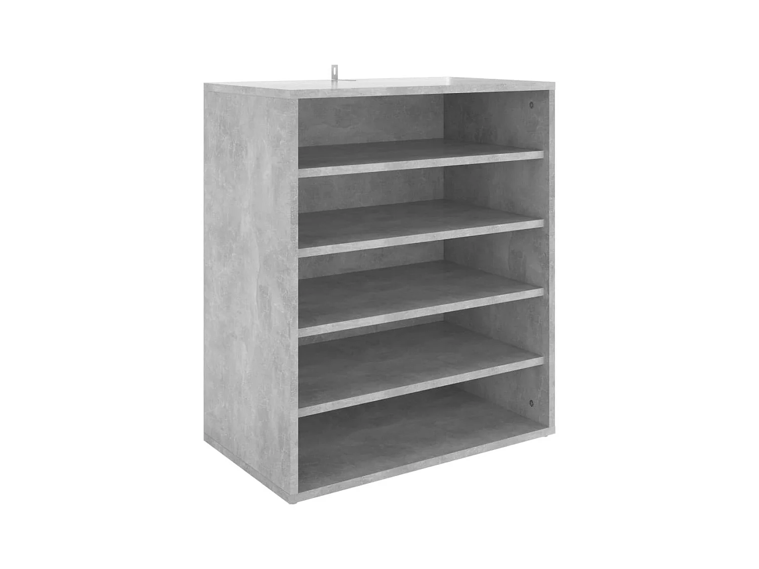 Armoire à chaussures Gris béton 60x35x70 cm Bois d’ingénierie