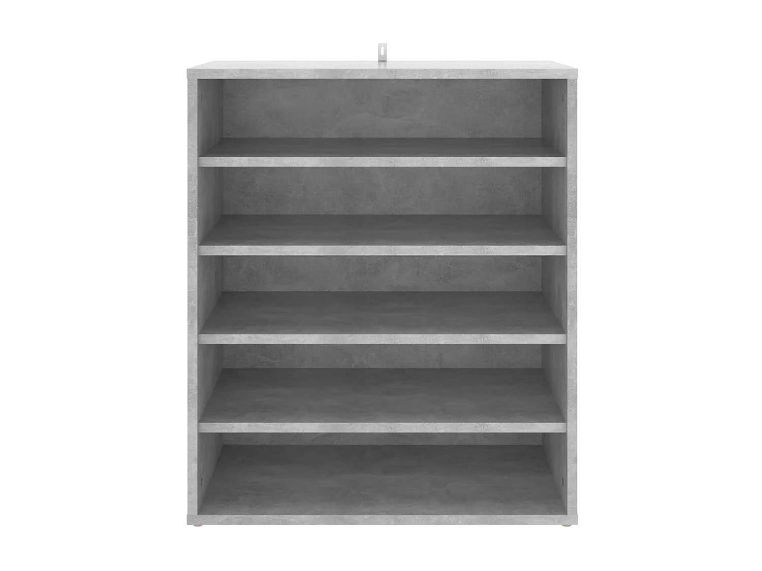 Scarpiera grigio cemento 60x35x70 cm in legno ingegnerizzato