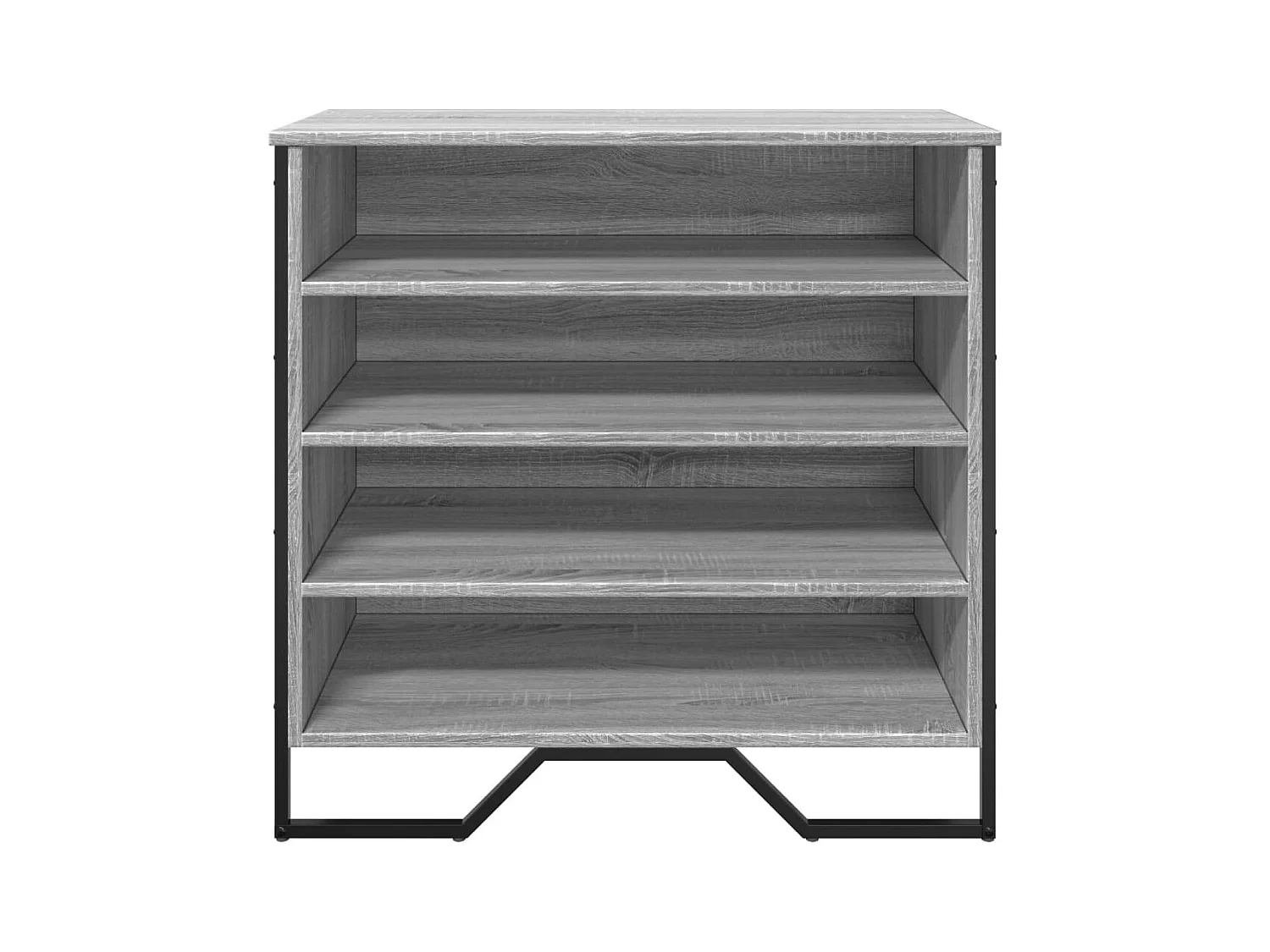 Scarpiera Sonoma grigia 80x38x78 cm in legno ingegnerizzato