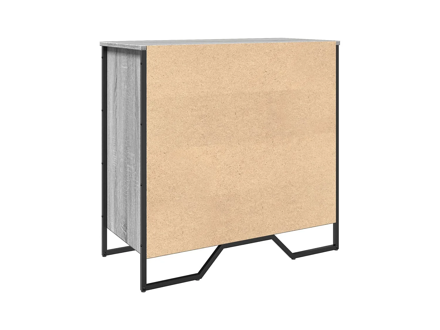 Scarpiera Sonoma grigia 80x38x78 cm in legno ingegnerizzato