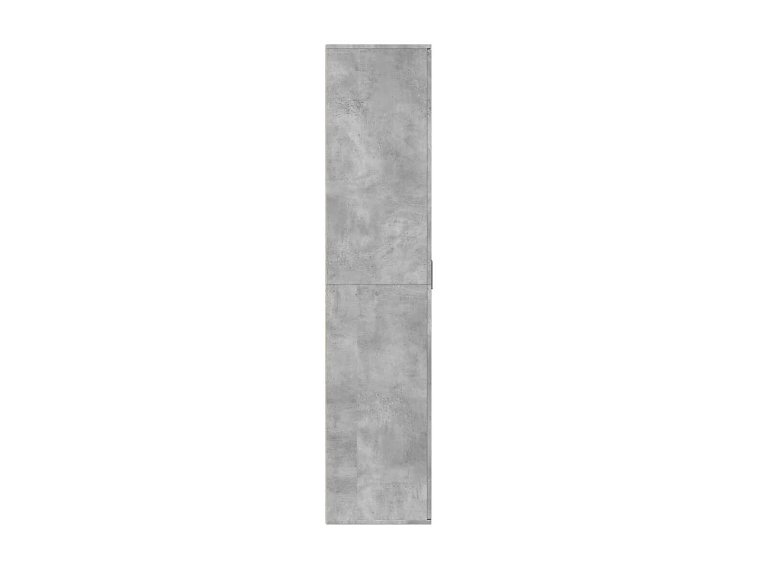 Scarpiera grigio cemento 80x39x178 cm in legno ingegnerizzato