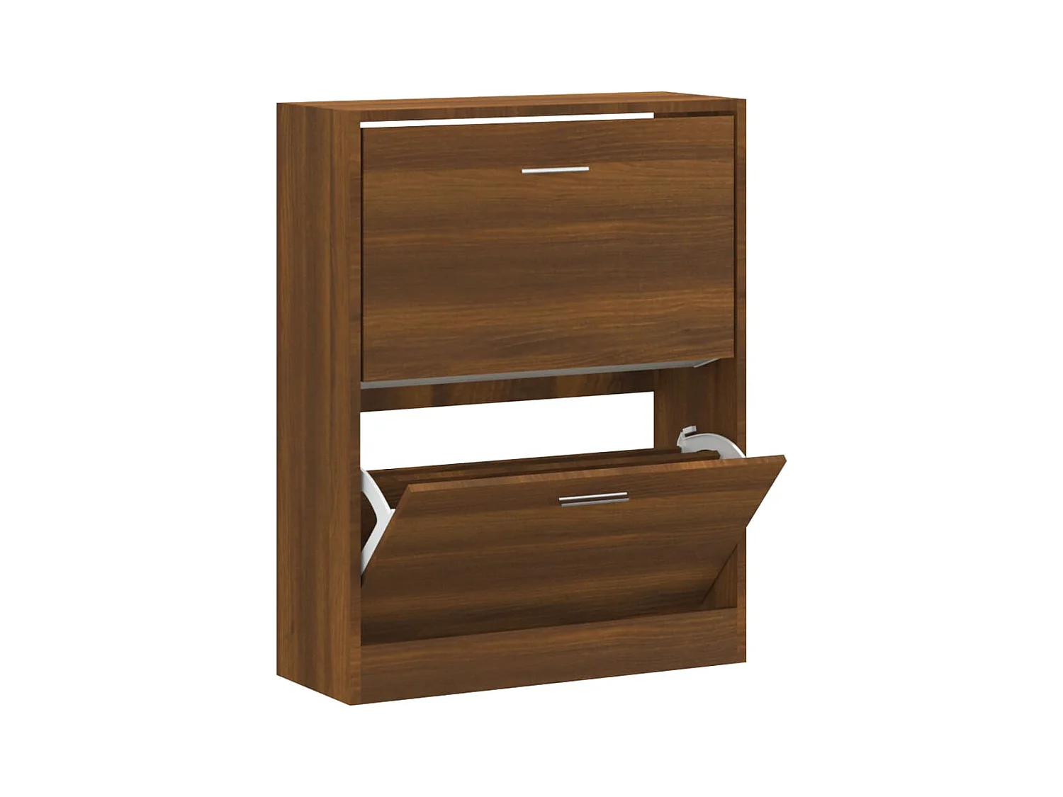 Armoire à chaussures Chêne marron 63x24x81 cm Bois d'ingénierie