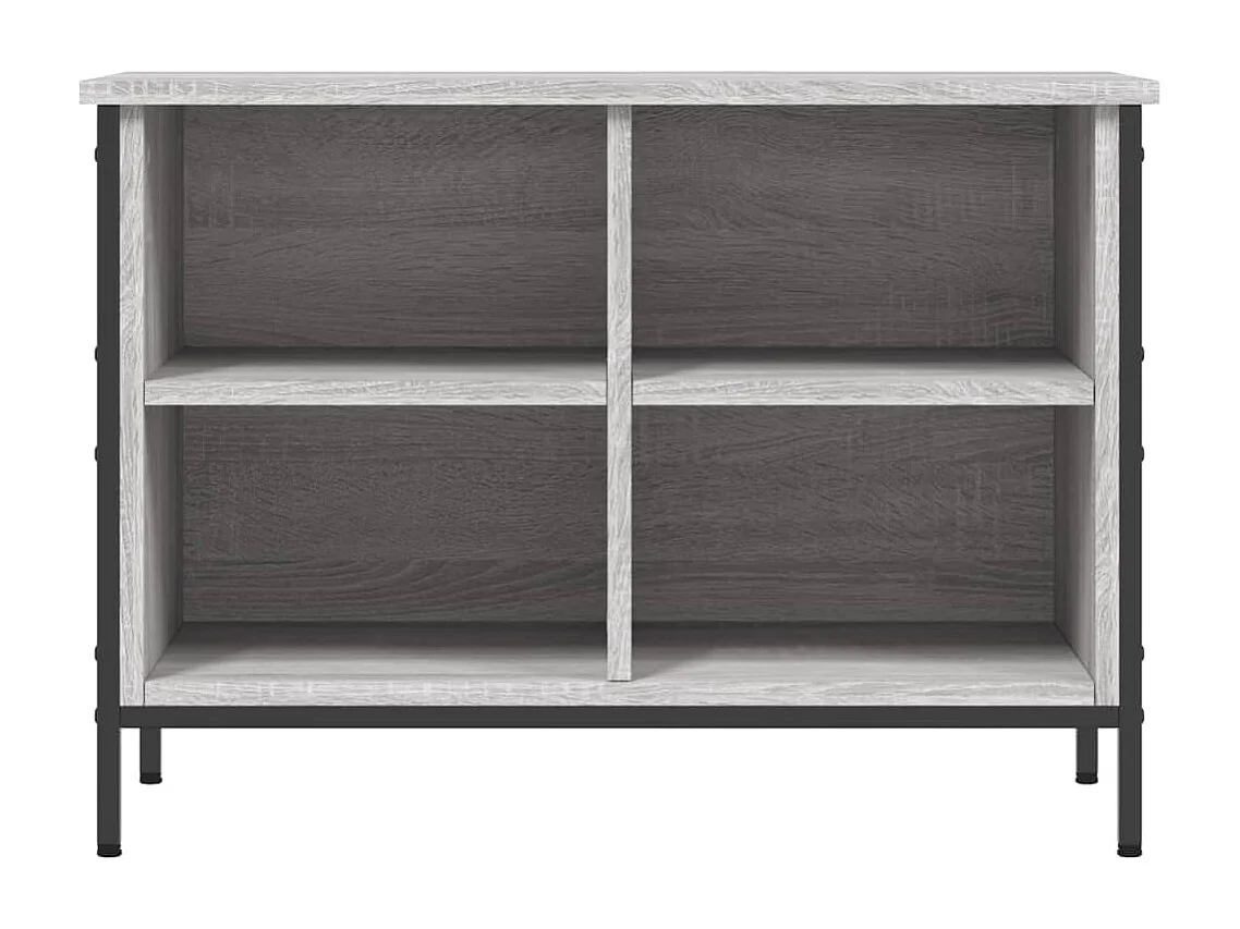 Zapatero Sonoma gris 69x35x50 cm madera de ingeniería