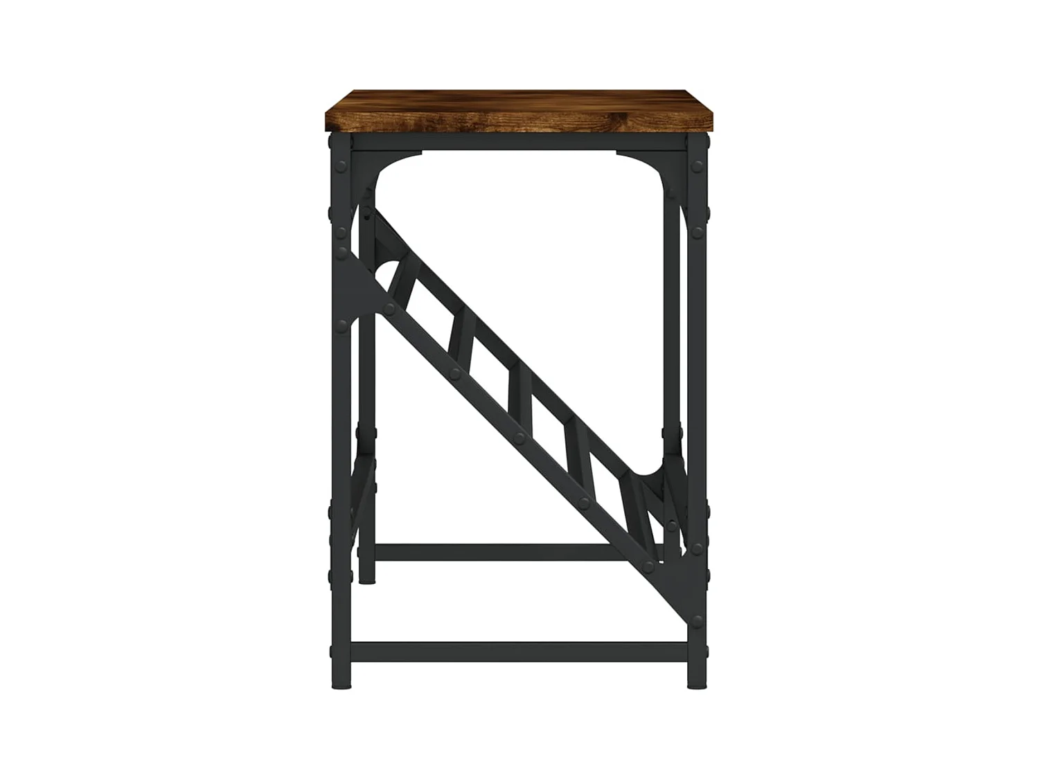 Étagère à chaussures chêne fumé 90x30x45 cm bois d'ingénierie