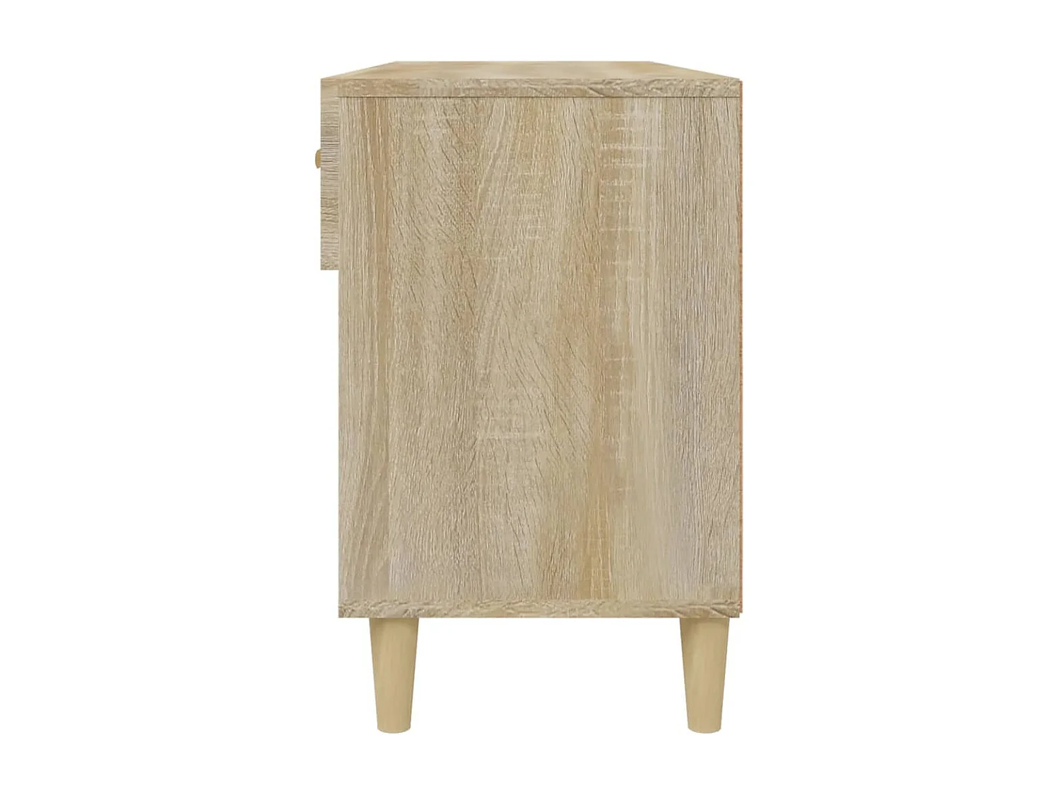 Zapatero de roble Sonoma de 102 x 35 x 55 cm de madera de ingeniería