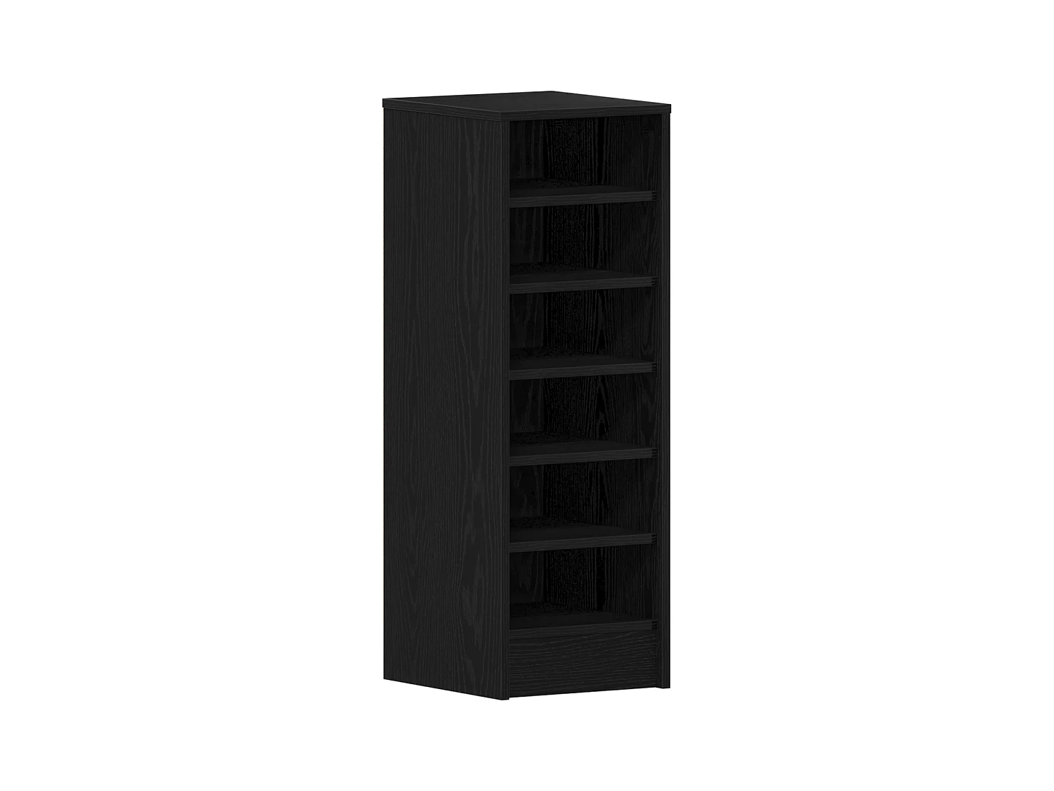 Armoire à chaussures en chêne noir 31,5x35x90 cm en bois reconstitué