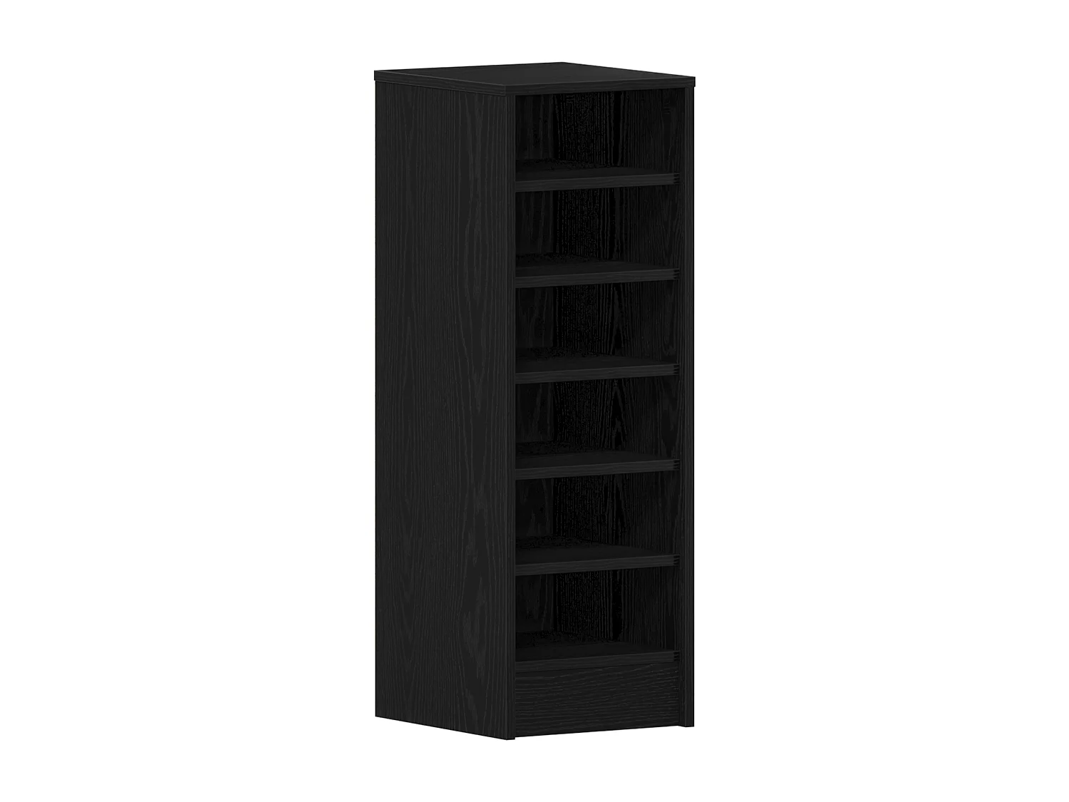 Armoire à chaussures en chêne noir 31,5x35x90 cm en bois reconstitué