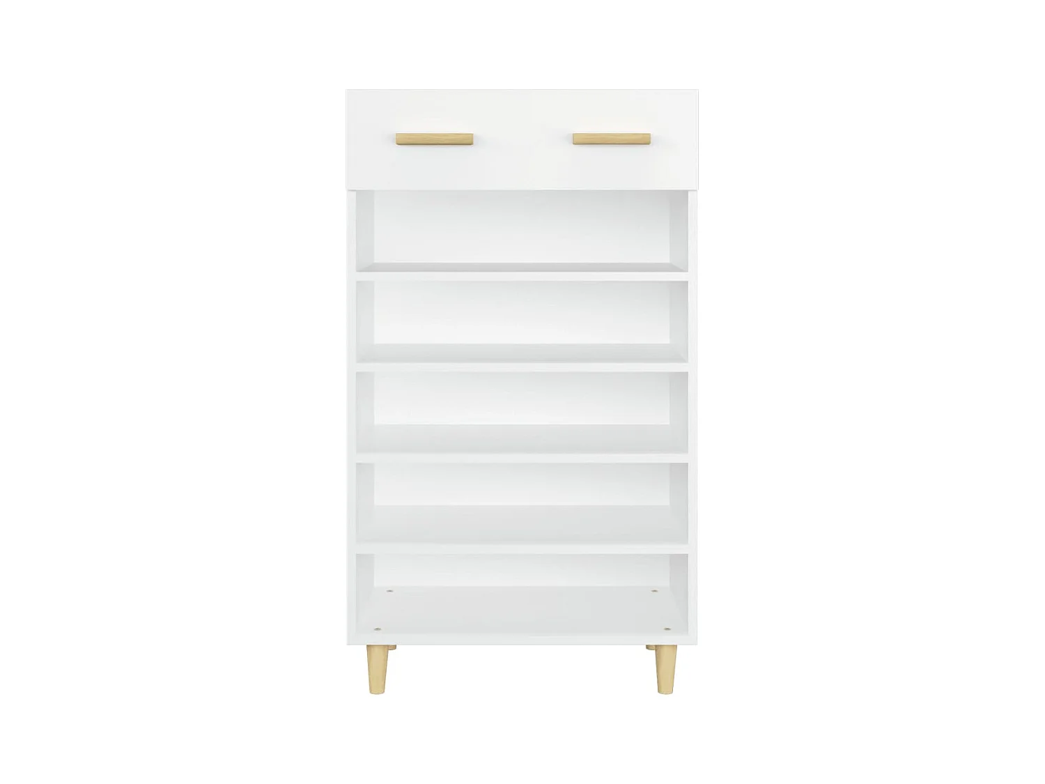 Armoire à chaussures Blanc 60x35x105 cm Bois d'ingénierie