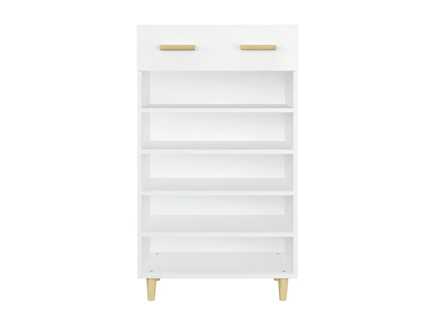 Armoire à chaussures Blanc 60x35x105 cm Bois d'ingénierie