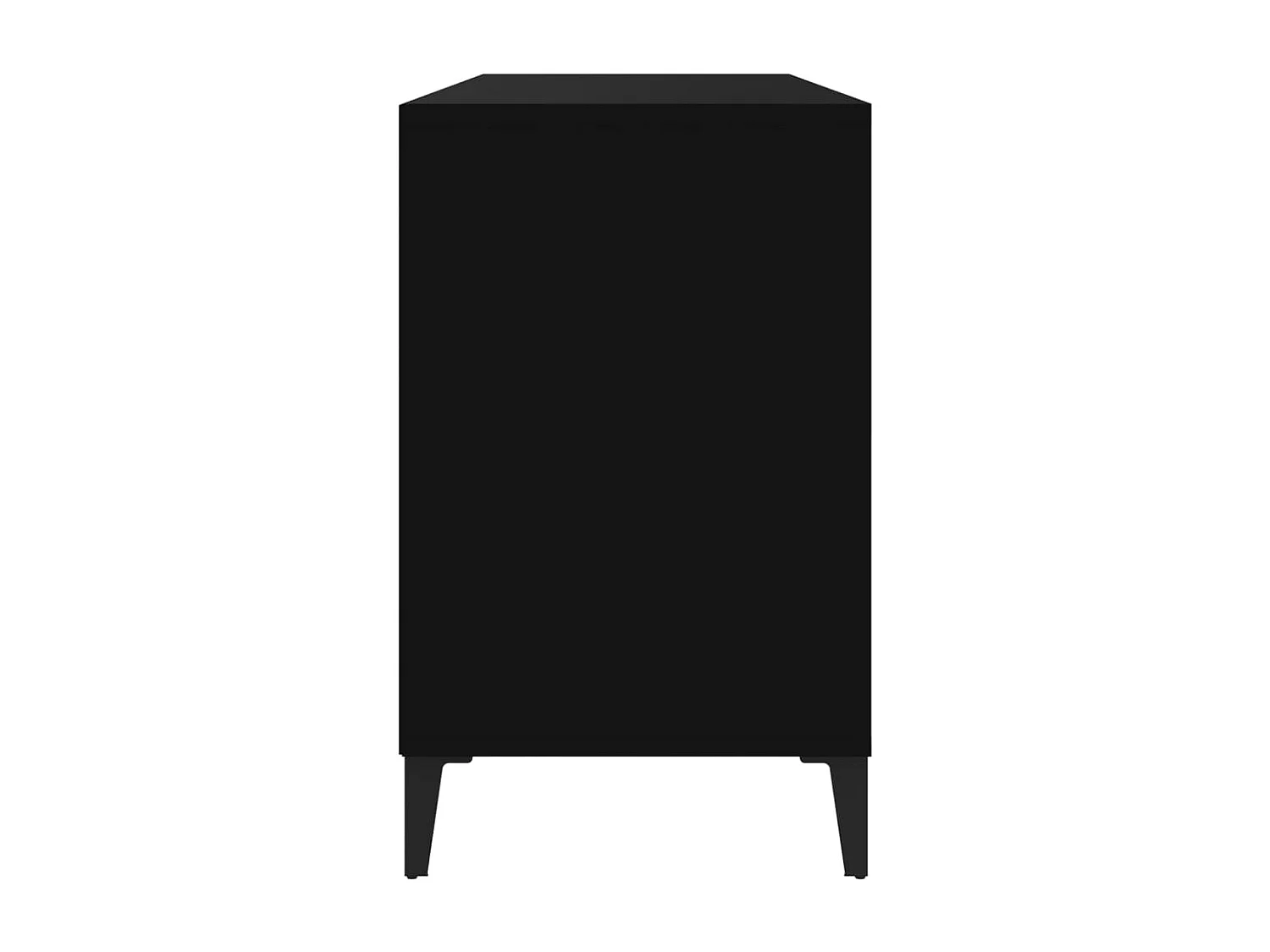 Zwarte schoenenkast 102x36x60 cm Technisch hout