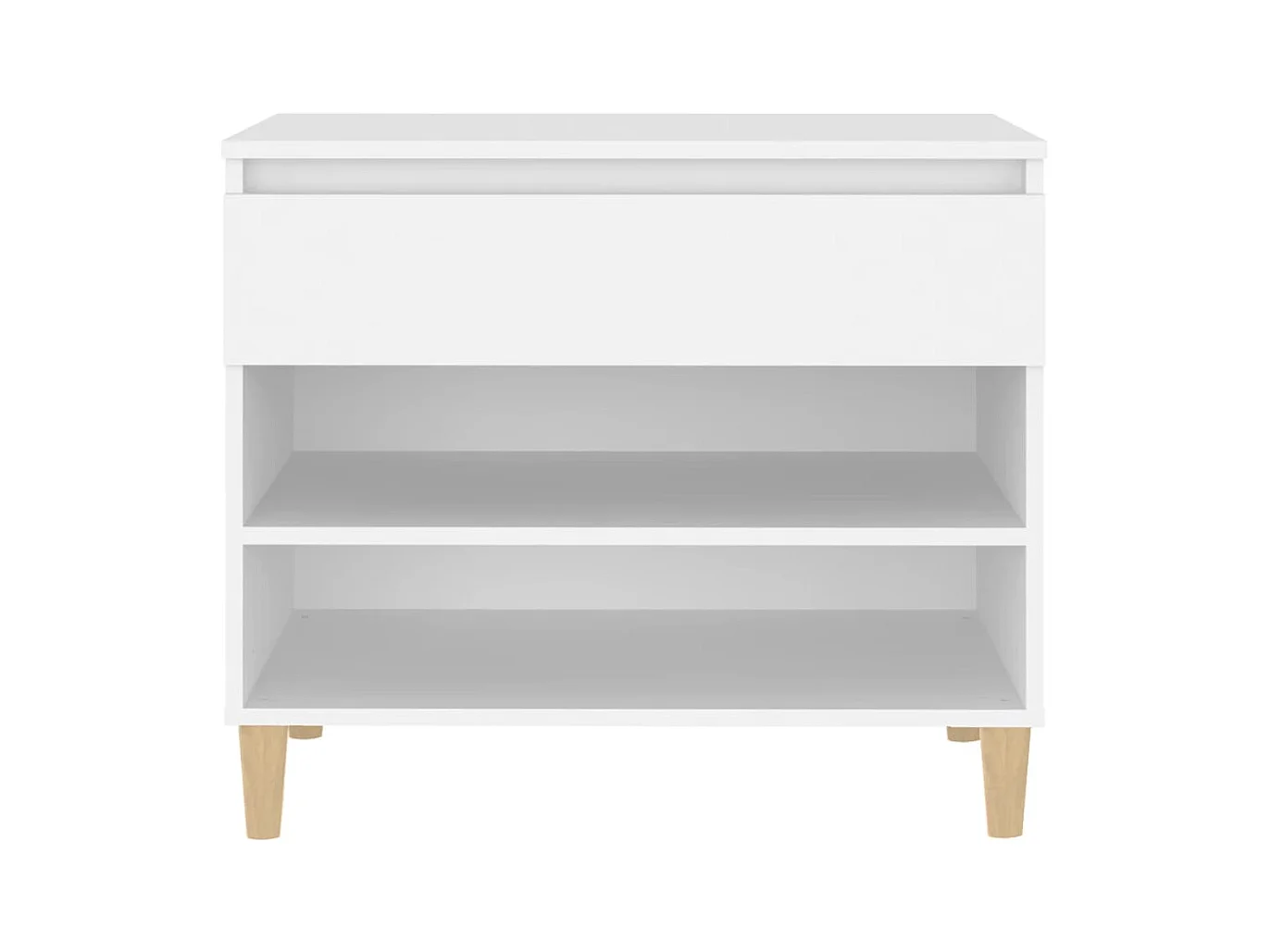 Armoire à chaussures Blanc 70x36x60 cm Bois d'ingénierie