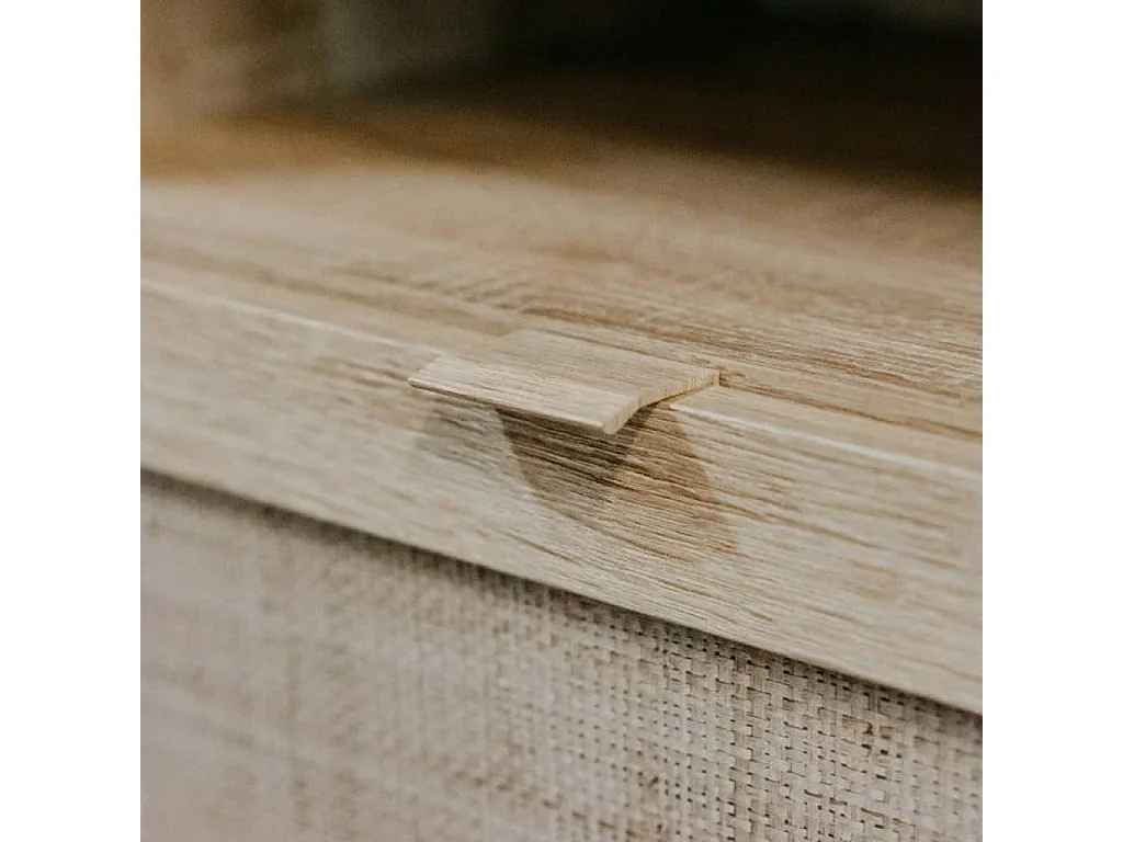 Armoire à chaussures Chêne sonoma/ impression de canne