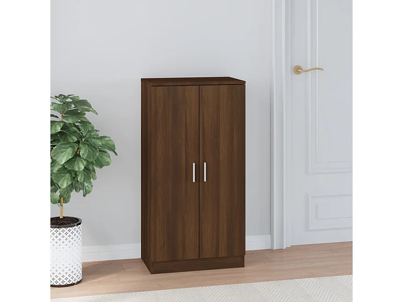 Armoire à chaussures Chêne marron 55x35x108cm Bois d'ingénierie