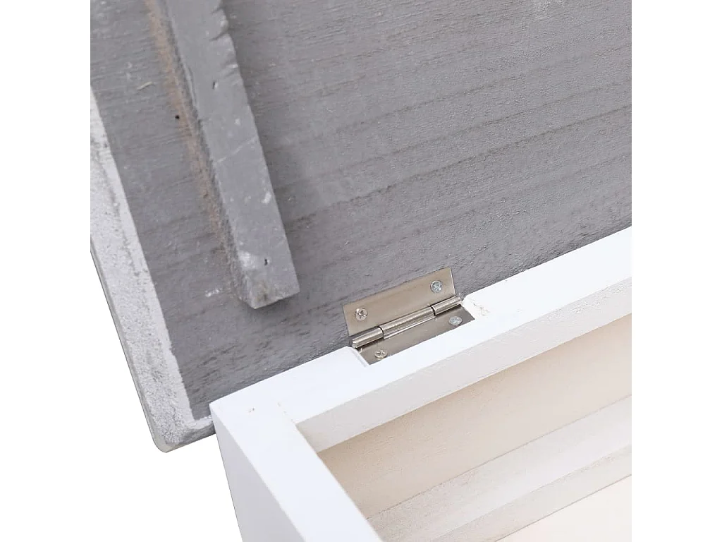 Zapatero gris 50 x 28 x 98 cm madera de paulownia