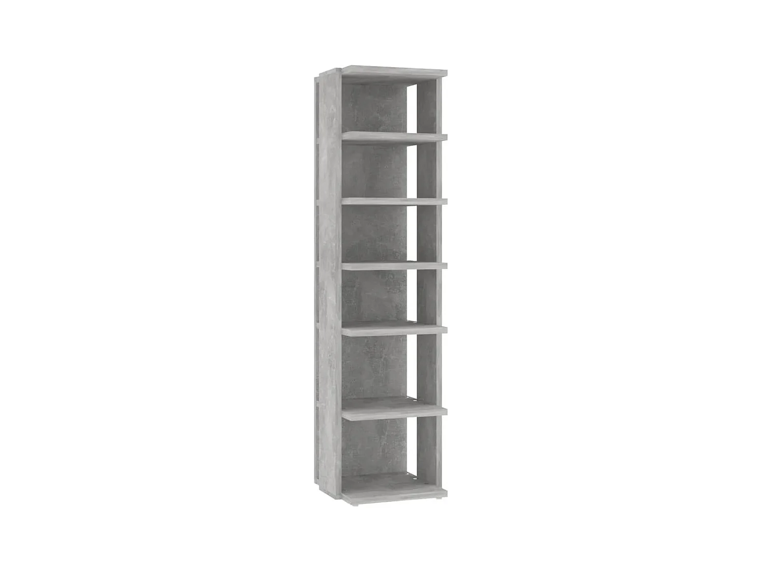 Zapateros 2 uds Gris hormigón 27,5x27x102 cm