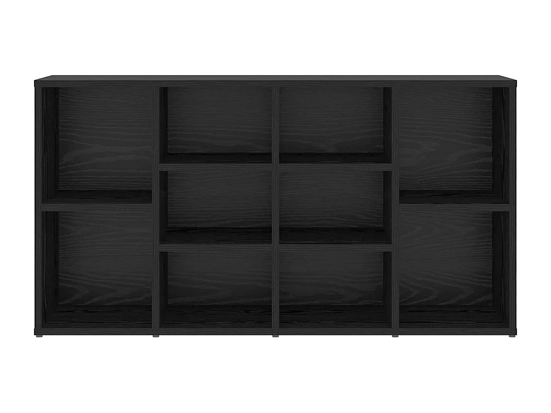 Banc à chaussures Chêne noir 103 x 30 x 55 cm Bois d'ingénierie