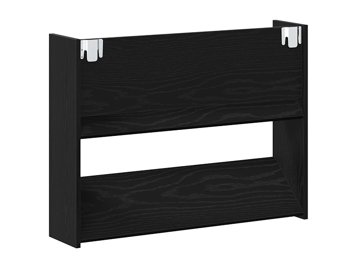 Cabinets à chaussures muraux Chêne noir 60 x 18 x 60 cm