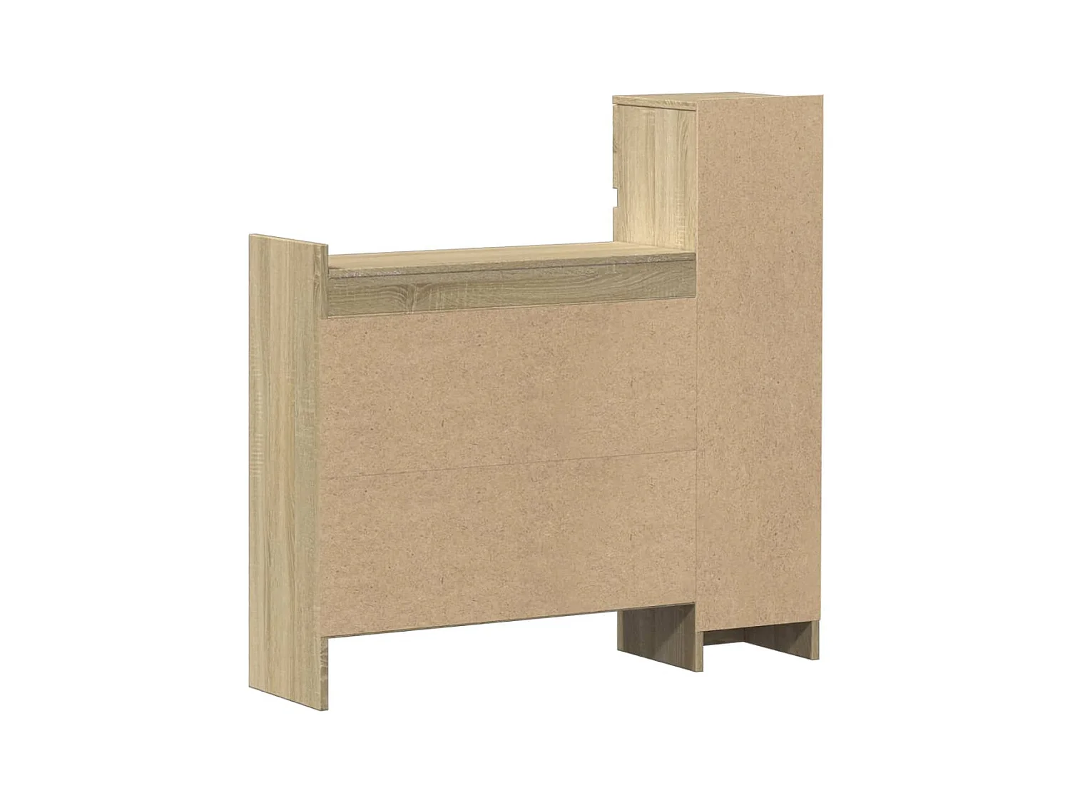 Armoire à chaussures chêne sonoma bois d'ingénierie