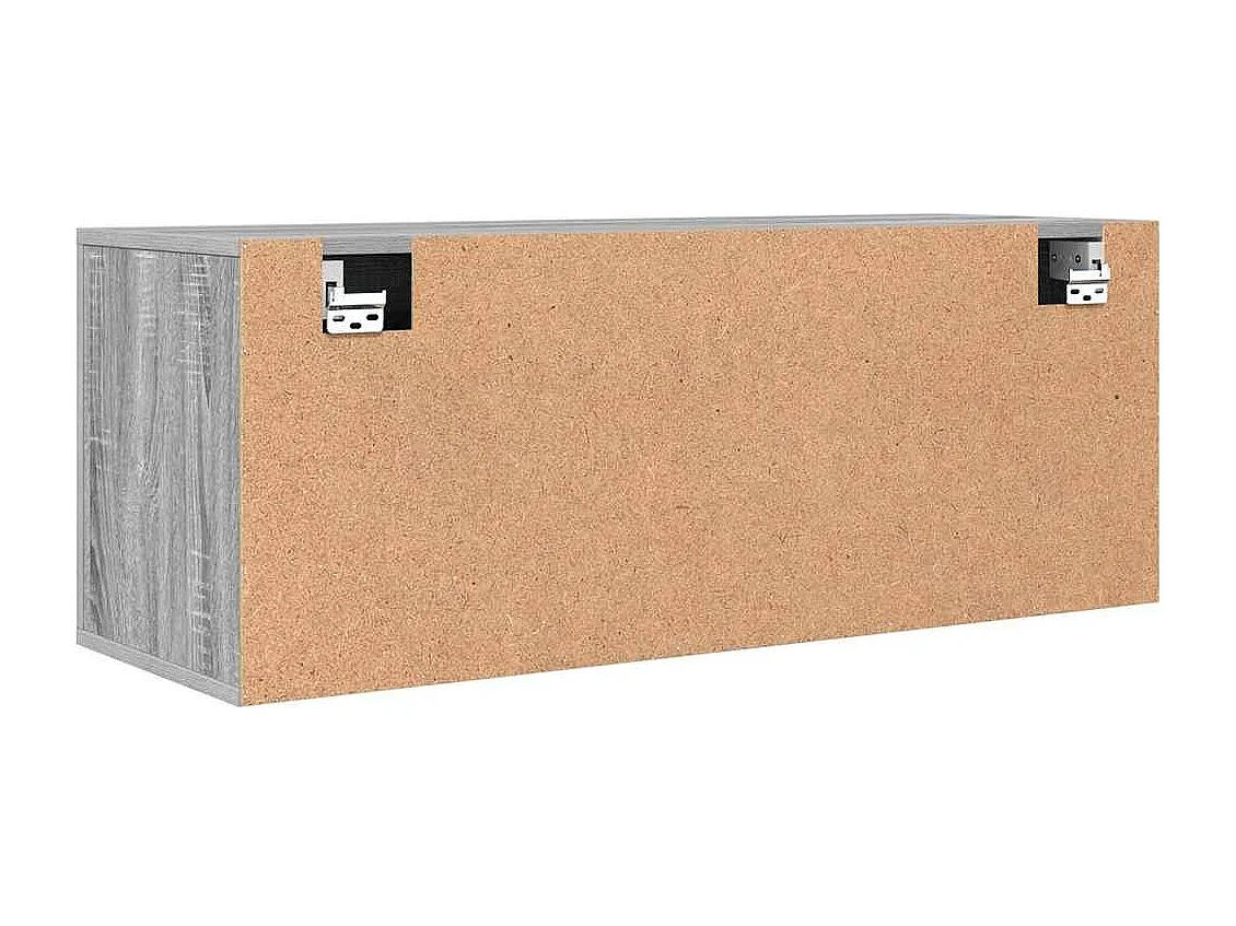 Sonoma grijze wandschoenenkast 100x35x38 cm