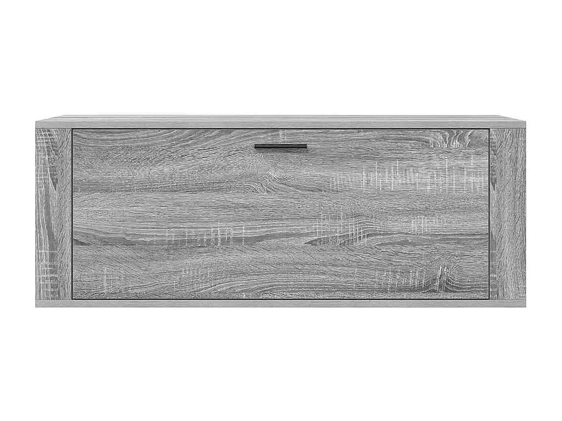 Armoire à chaussures murale Sonoma gris 100x35x38 cm