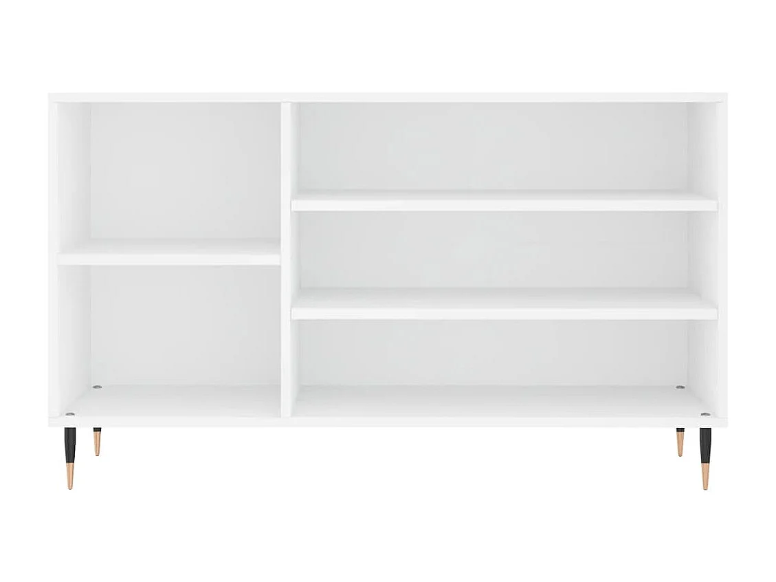 Armoire à chaussures Blanc 102x36x60 cm Bois d'ingénierie