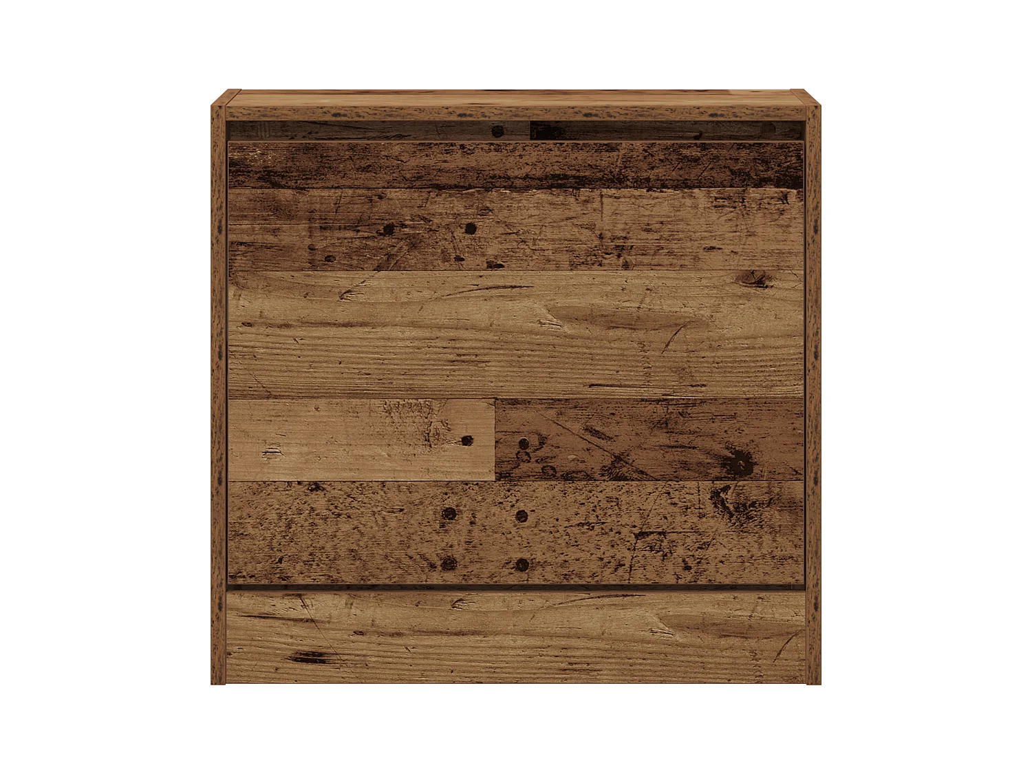 Cabinet à chaussures en vieux bois 60x21x57 cm en bois technique