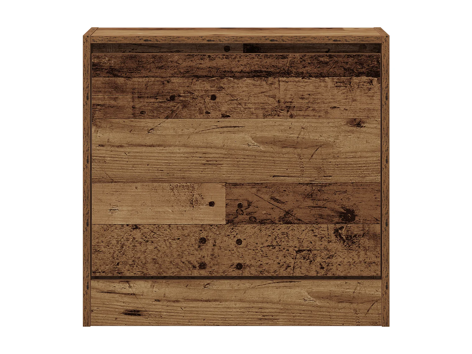 Cabinet à chaussures en vieux bois 60x21x57 cm en bois technique