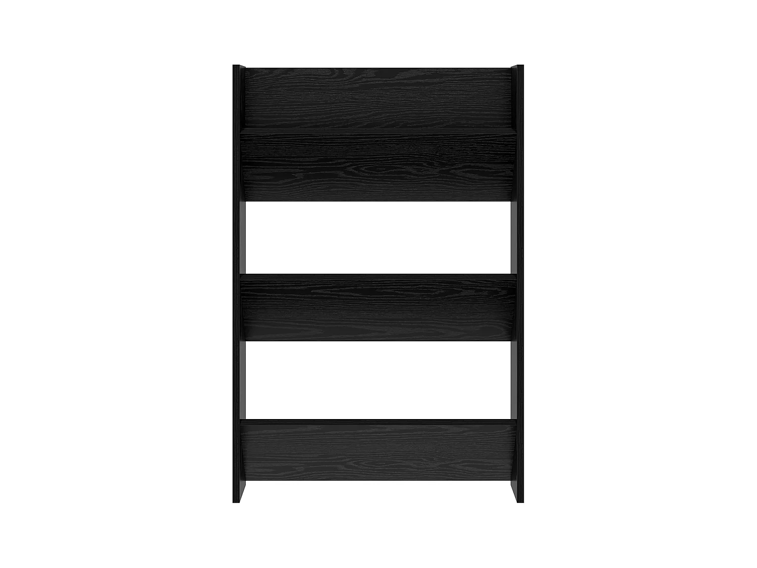 Cabinets à chaussures muraux 2 pcs Chêne noir 60 x 18 x 60 cm